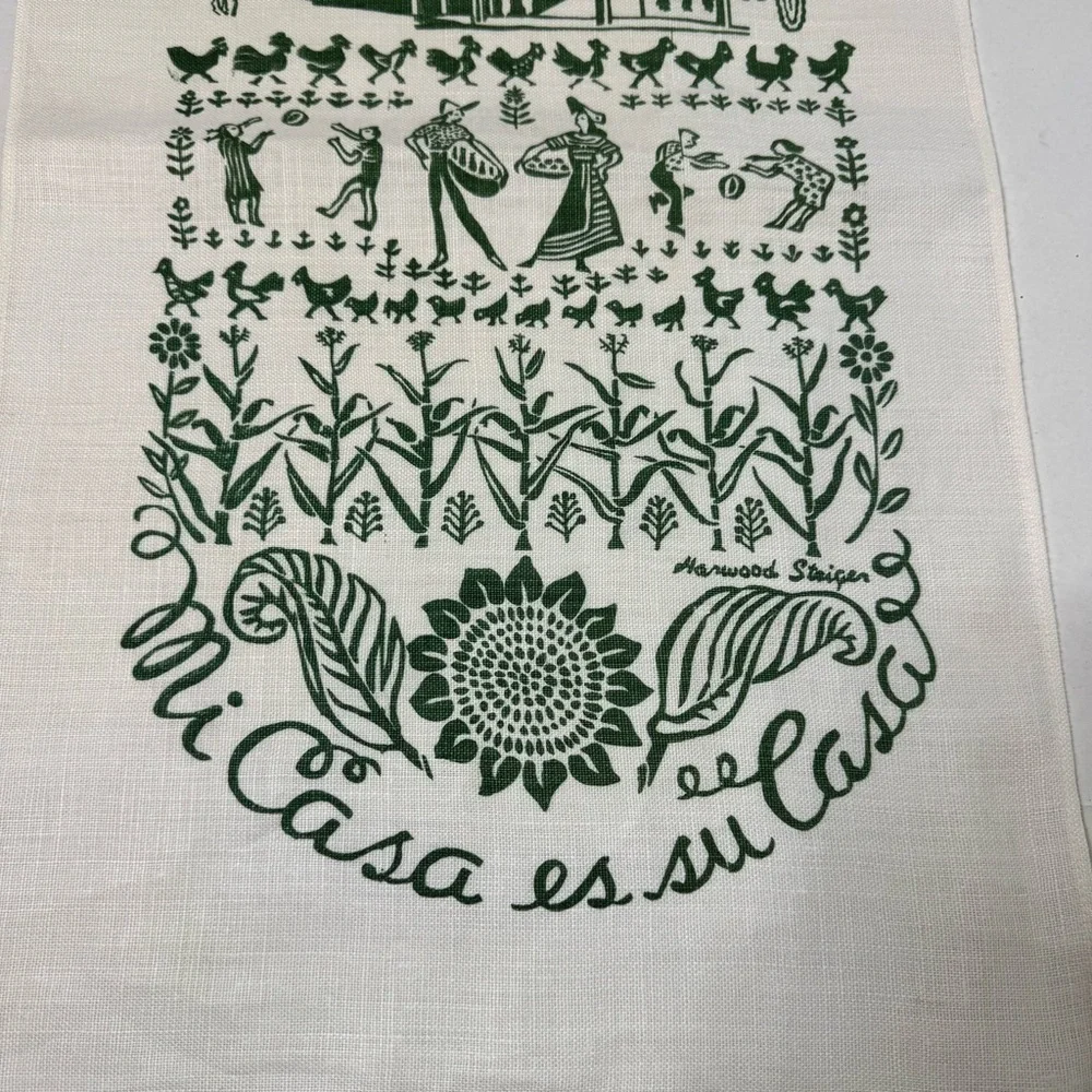 Harwood Steiger Mi Casa Es Su Casa Linen Towel